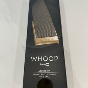 Whoop 4.0 SuperKnit Luxe Band in Gold NWT